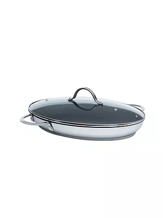 KELOMAT | Perfekt Fischpfanne Induktion 38/26 mit Deckel | 